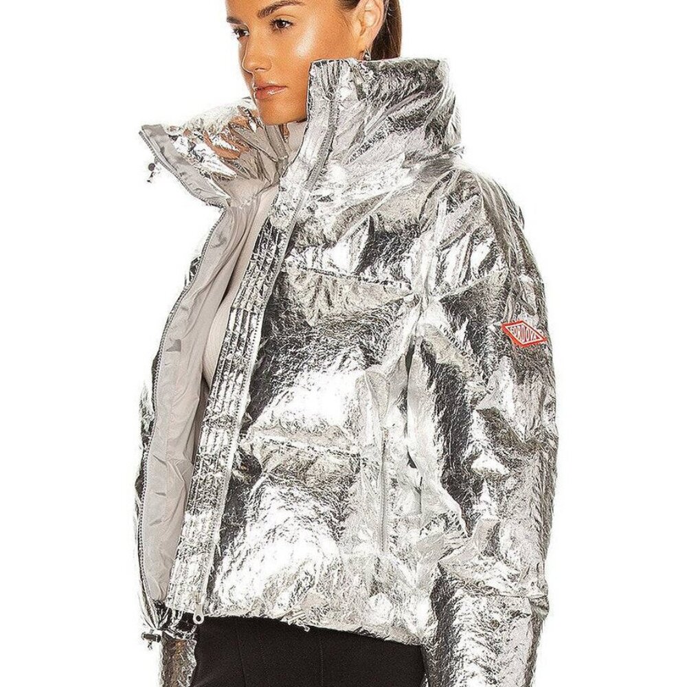 Cordova Mont Blanc Silver Ski Jacket - Size Small